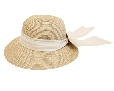 Straw Brimmed Lampshade Hat