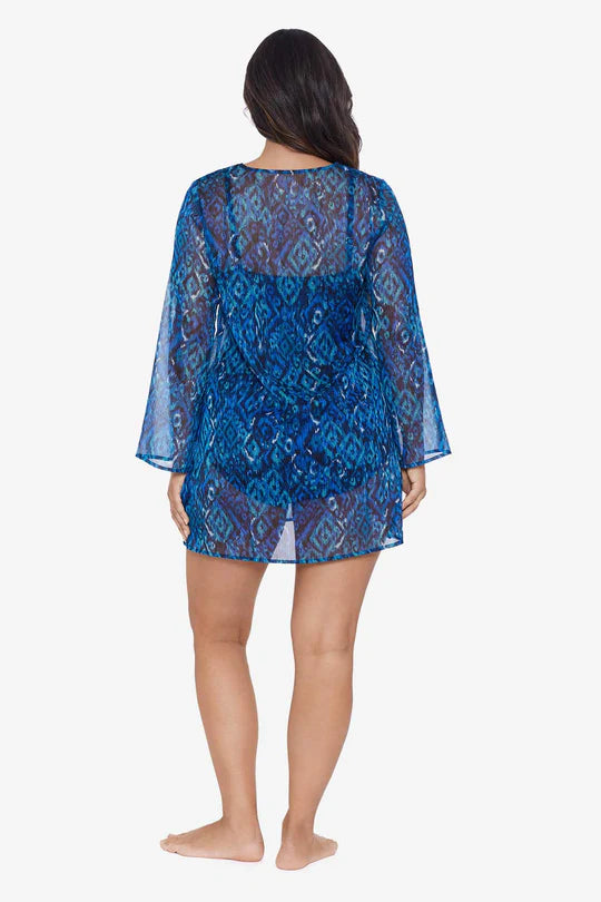 Embroidered Swim Coverup