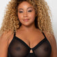 Sheer Mesh Unlined Underwire Bra-42