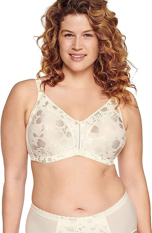 Patterned Non-Wired Molded Soft Minimizer Bra - 36