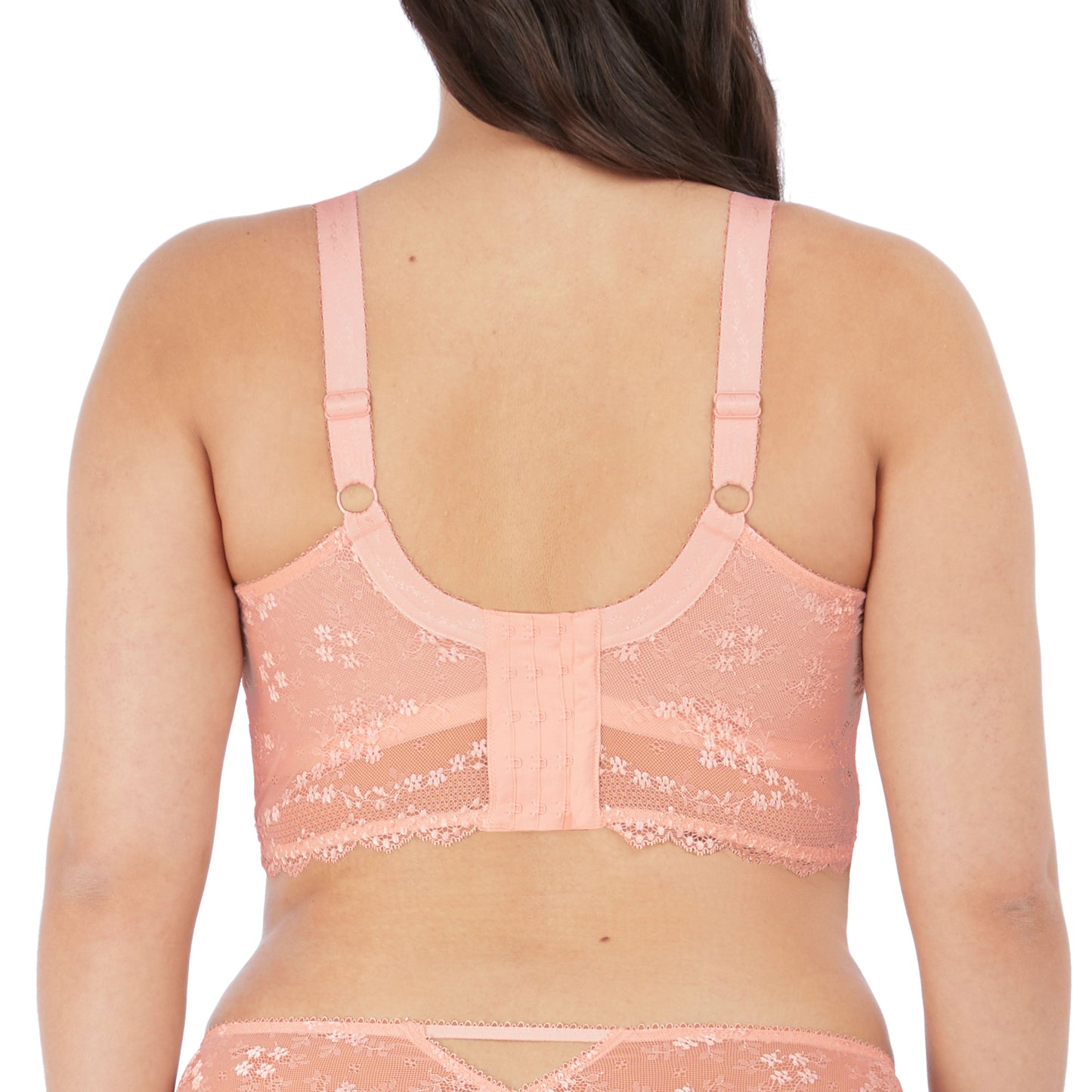 Back Lacy bralette, Charley in Ballet Pink