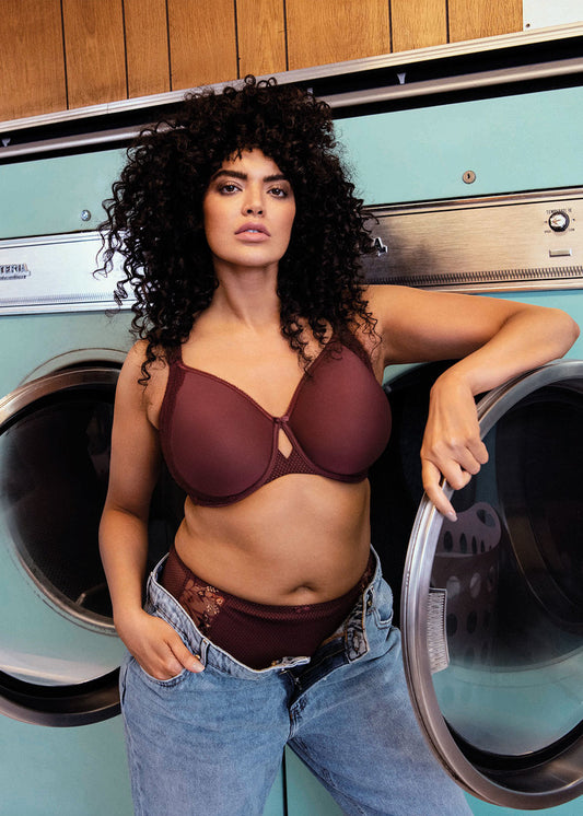 Aubergine Charley Spacer T-shirt Bra